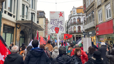 Manifestação no Porto