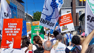 Manifestação da Fenprof em Lisboa