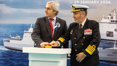 Ministro Nuno Melo com o Chefe do Estado-Maior da Armada Jorge Nobre de Sousa