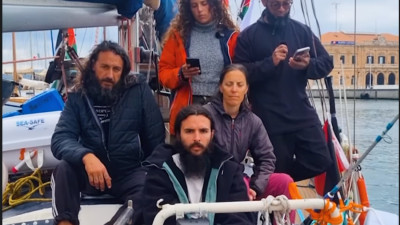 Ativistas detidos no barco com dois médicos portugueses