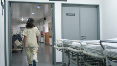 corredor de hospital