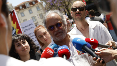 José Manuel Pureza na manifestação da greve geral em Lisboa