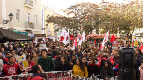 Manifestação em Setúbal