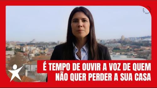 É tempo de ouvir a voz de quem não quer perder a sua casa.