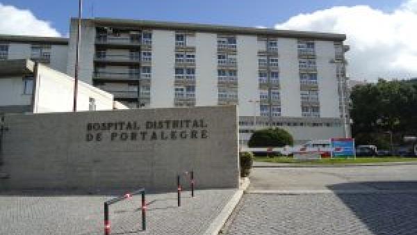 Hospital distrital de Portalegre. Fonte: Ministério da Saúde.