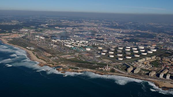 Refinaria de Matosinhos. Foto da Galp.