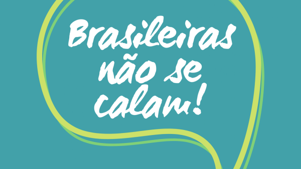 Logotipo da página "Brasileiras não se calam"