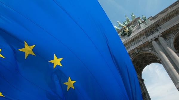 Bandeira da União Europeia. Foto de Rock Cohen /Flickr.