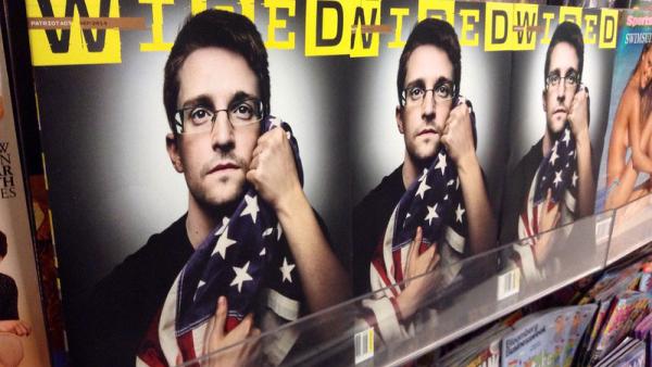 Snowden na capa da Wired