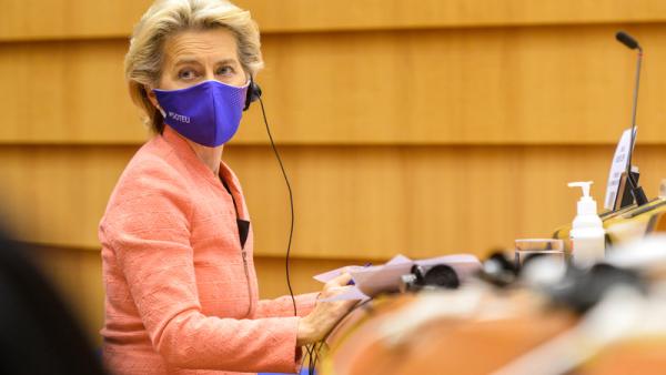 Ursula von der Leyen no debate do Estado da União