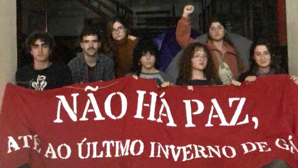 Ativistas da Greve Climática na FCSH