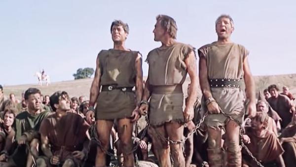 Cena de Spartacus.