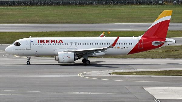 Avião da Iberia. Foto de Anna Zvereva/Flickr.
