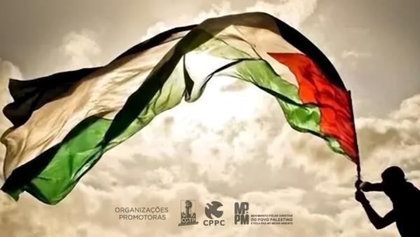 Bandeira da Palestina.