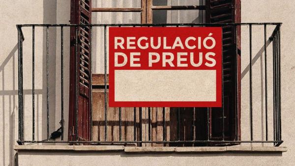 varanda com letreiro "controlo de rendas