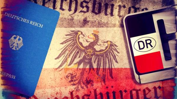 Movimento Reichbürger. Foto do Escritório Federal para a Proteção da Constituição da Alemanha.