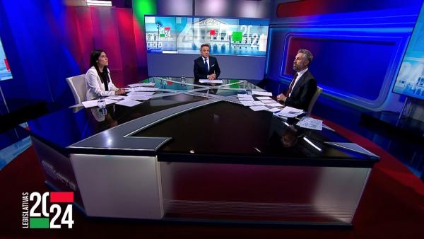Mariana Mortágua e Pedro Nuno Santos no debate na RTP.