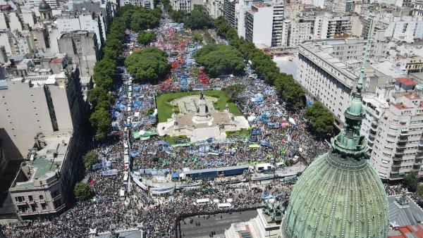 Manifestação em Buenos Aires