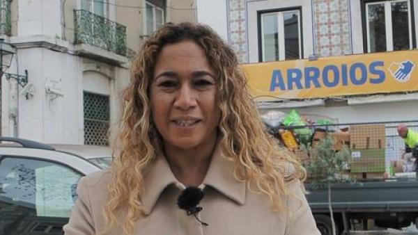 Madalena Natividade, da coligação Novos Tempos do PSD-CDS.