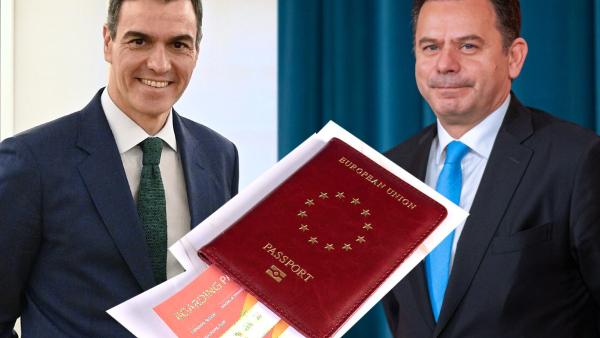 Pedro Sánchez e Luís Montenegro