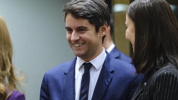 Gabriel Attal, o primeiro-ministro francês.