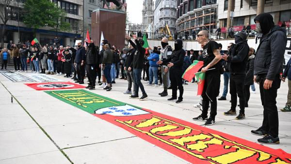 Manifestação do grupo 1143 no Porto