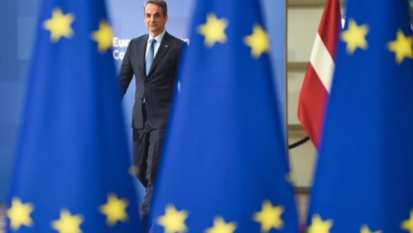 Mitsotakis no Conselho Europeu