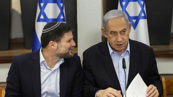 Bezalel Smotrich e Netanyahu.