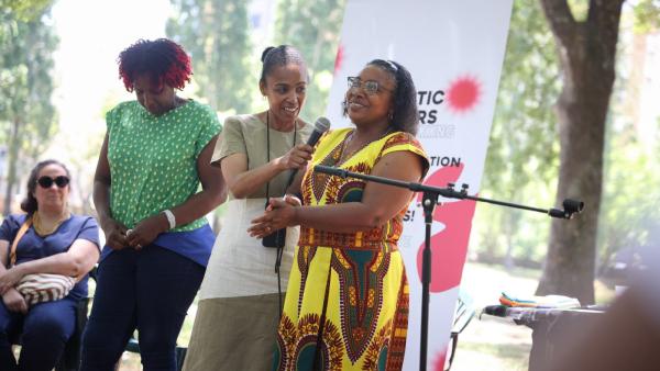 Anabela Rodrigues no lançamento do manifesto em Lisboa
