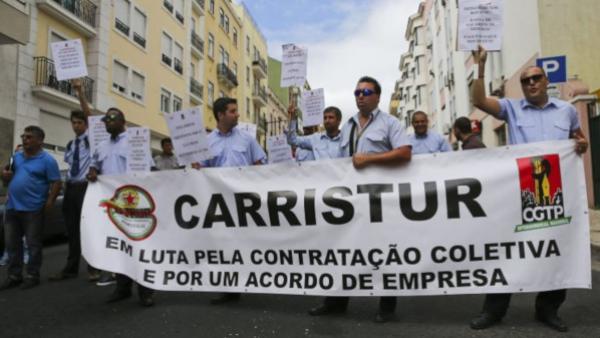 Trabalhadores da Carristur em luta