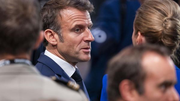 Macron na cimeira da Nato.