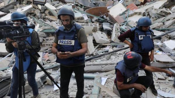 Jornalistas em Gaza