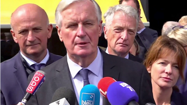 Michel Barnier. Foto do governo francês.