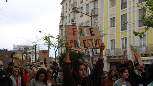 Manifestação pela Palestina