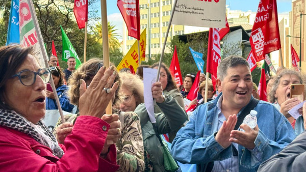 Manifestação da Frente Comum