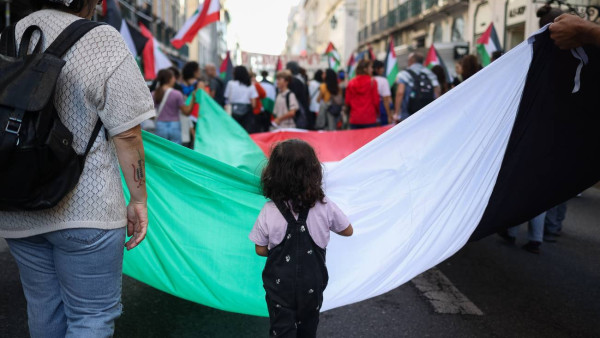 Manifestação pela Paz no Médio Oriente