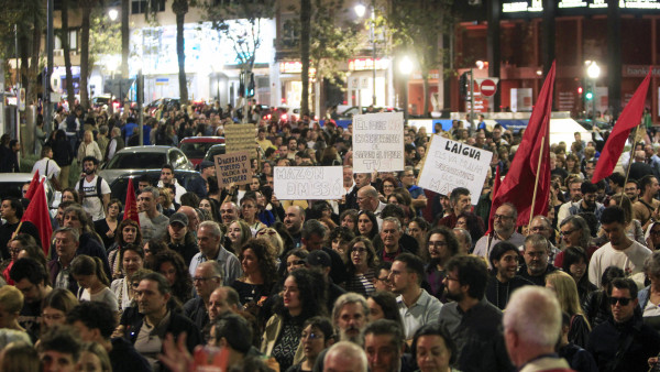 Manifestação em Valência