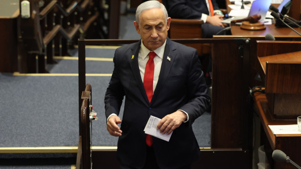 Netanyahu no Knesset.