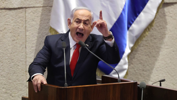 Netanyahu no Knesset.