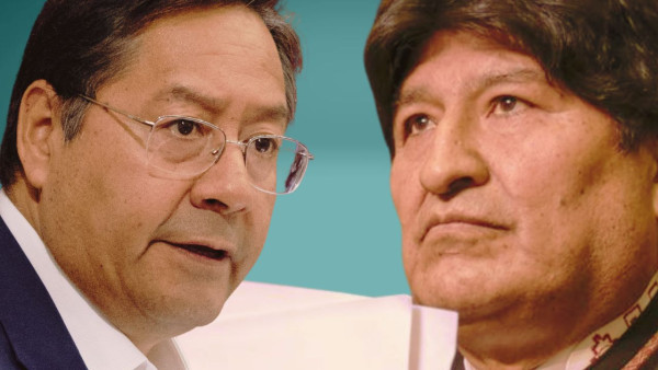 Luis Arce e Evo Morales