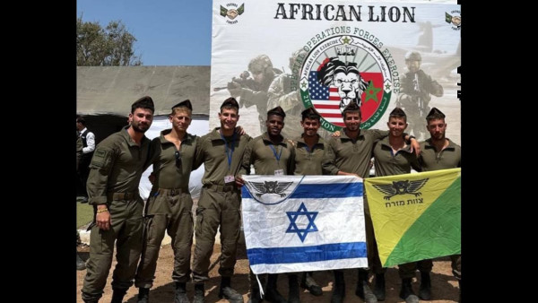 Militares da Brigada Golani em Marrocos