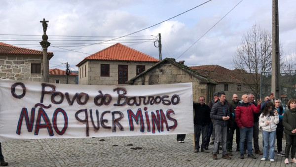 Protesto da população de Covas do Barroso