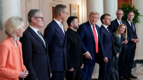 Encontro de Trump com Zelensky e líderes europeus na Casa Branca