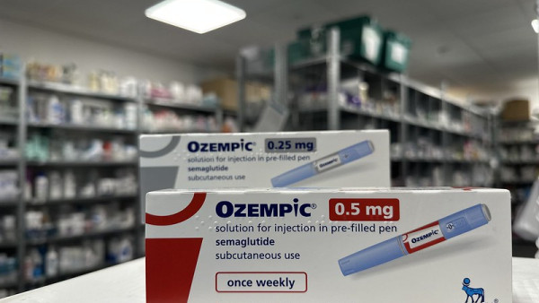 Caixas de Ozempic.