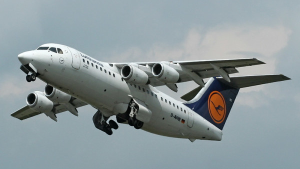 Avião da Lufthansa.
