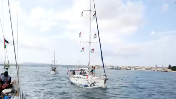 Flotilha a sair da Tunísia