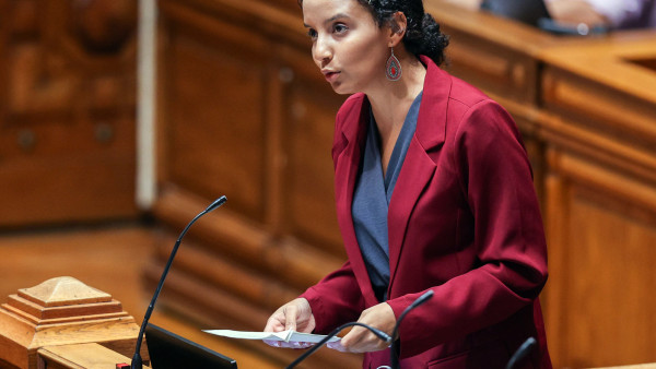 Andreia Galvão no Parlamento.