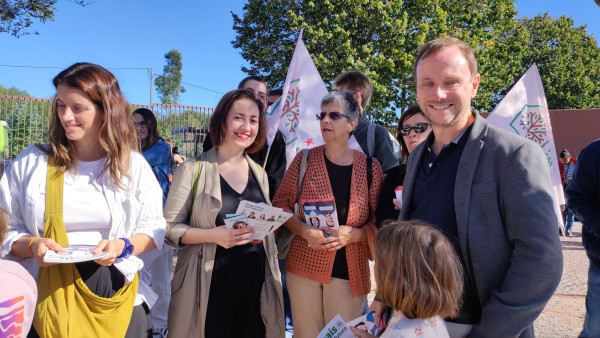Campanha Futuro em Comum nas ruas de Cascais.