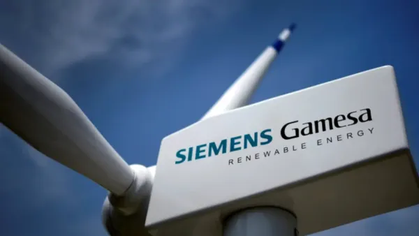 Turbina eólica da Siemens Gamesa.