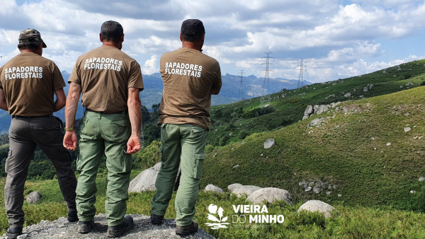 Sapadores florestais de Vieira do Minho.